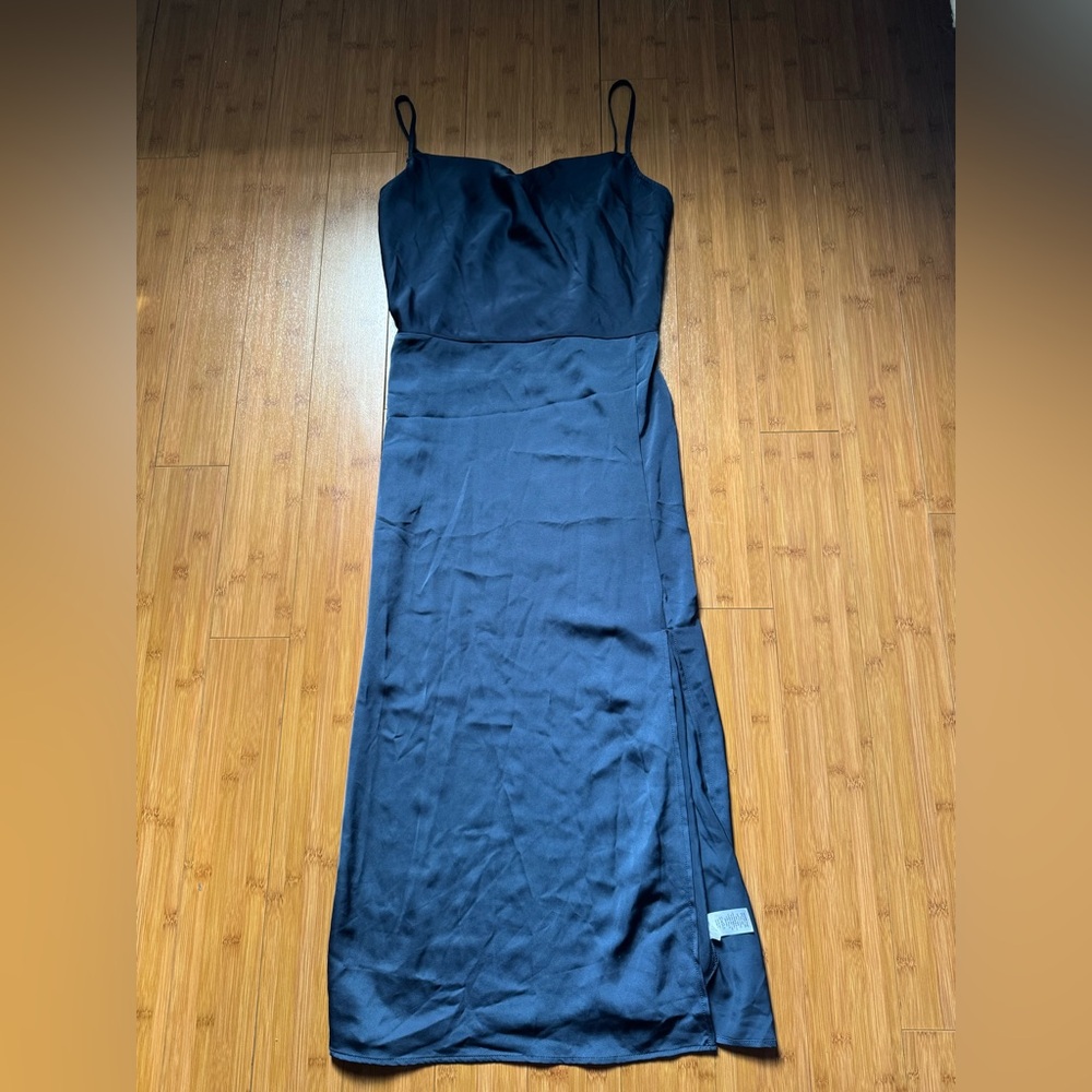 Elegant Navy Blue Women's Dress